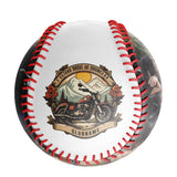 Personalized White Sunset Motorcycle Club Photo Baseballs