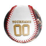 Personalized White Sunset Motorcycle Club Photo Baseballs