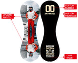 Personalized Black Superior Car Race Motorcycle Club Photo Baseballs