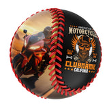Personalized Black Skull California Motorcycle Club Photo Baseballs