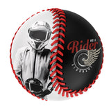 Personalized Black Rider Motorcycle Club Photo Baseballs