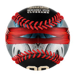 Personalized Black Superior Car Race Motorcycle Club Photo Baseballs