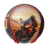 Personalized Black Skull California Motorcycle Club Photo Baseballs