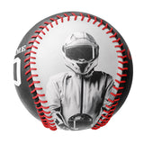 Personalized Black Rider Motorcycle Club Photo Baseballs