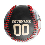 Personalized Black Superior Car Race Motorcycle Club Photo Baseballs