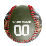 Personalized Olive Motorcycle Club Photo Baseballs