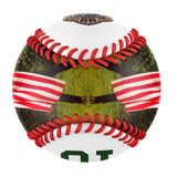 Personalized White Eagle Biker Photo Baseballs