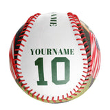 Personalized White Eagle Biker Photo Baseballs