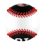Personalized Black American Flag Eagle Photo Baseballs