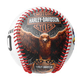 Personalized White Eagle Skull Photo Baseballs