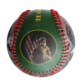 Personalized Dark Green United States Army Photo Baseballs