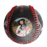 Personalized Black Eagle Skull Halloween Photo Baseballs