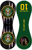 Personalized Dark Green United States Army Photo Baseballs