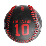 Personalized Black Eagle Skull Halloween Photo Baseballs