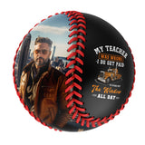Personalized Black Truck Photo Baseballs