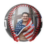 Personalized Black I'll Be in My Office Truck Photo Baseballs