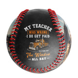 Personalized Black Truck Photo Baseballs