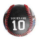 Personalized Black I'll Be in My Office Truck Photo Baseballs
