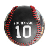 Personalized Black Truck Photo Baseballs