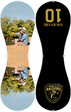 Personalized Black Fishing Club Photo Baseballs