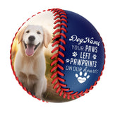 Personalized Royal Dog Pet Memorial Photo Baseballs