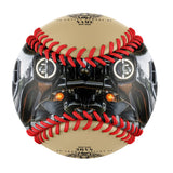 Personalized Khaki Memorial Photo Baseballs