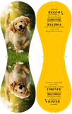 Personalized Yellow Dog Pet Memorial Photo Baseballs