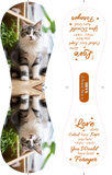 Personalized White Cat Pet Memorial Photo Baseballs