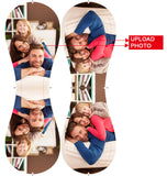 Personalized 2 Family Photo Baseballs