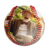 Personalized Pet Dog and Owner Photo Baseballs