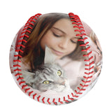 Personalized Pet Cat and Owner Photo Baseballs