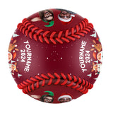 Personalized Christmas Santa Claus Elk Snowflakes Photo Baseballs