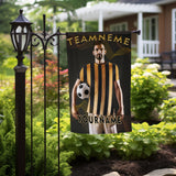 Personalized Soccer Team Name Photo Garden Flag