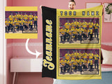 Personalized Team Name Photo Blanket
