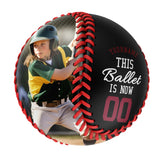 Personalized White Name Number Logo Leather Varsity Team Authentic Baseballs