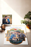Personalized Happy Father's Day Photo carpet