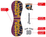 Personalized White Leather Gray Varsity Team Authentic Baseballs