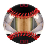 Personalized White Name Number Logo Leather Varsity Team Authentic Baseballs
