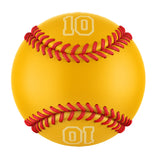 Personalized Gold Leather Gold Authentic Baseballs