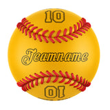 Personalized Gold Leather Gold Authentic Baseballs