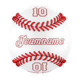 Personalized White Leather White Authentic Baseballs