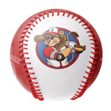 Personalized White Red Half Leather Red Authentic Baseballs