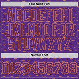 Custom Purple Bay Orange 3D Halloween Bat Skull Doodle Party Costume Ideas Sports Pullover Sweatshirt Hoodie