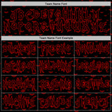 Custom Black Red 3D Halloween Bat Skull Doodle Party Costume Ideas Sports Pullover Sweatshirt Hoodie