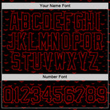 Custom Black Red 3D Halloween Bat Skull Doodle Party Costume Ideas Sports Pullover Sweatshirt Hoodie