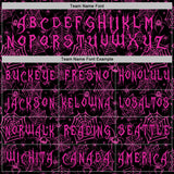 Custom Black Deep Pink 3D Halloween Spider Net Doodle Party Costume Ideas Sports Pullover Sweatshirt Hoodie