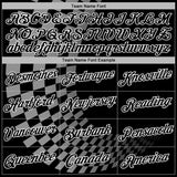 Custom Black White 3D Pattern Design Formula Auto Car Racing Motorsport Sports Pullover Sweatshirt Hoodie