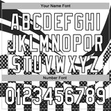 Custom White Black 3D Pattern Design Formula Auto Car Racing Motorsport Sports Pullover Sweatshirt Hoodie
