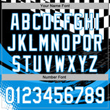 Custom Black White-Blue 3D Pattern Design Formula Auto Car Racing Motorsport Sports Pullover Sweatshirt Hoodie