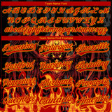 Custom Stitched Black Red-Yellow 3D Pattern Design Flame Phoenix Sports Pullover Sweatshirt Hoodie